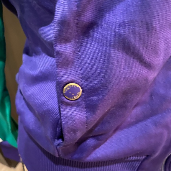 Adidas Green & Purple Track Jacket - Picture 3 of 5